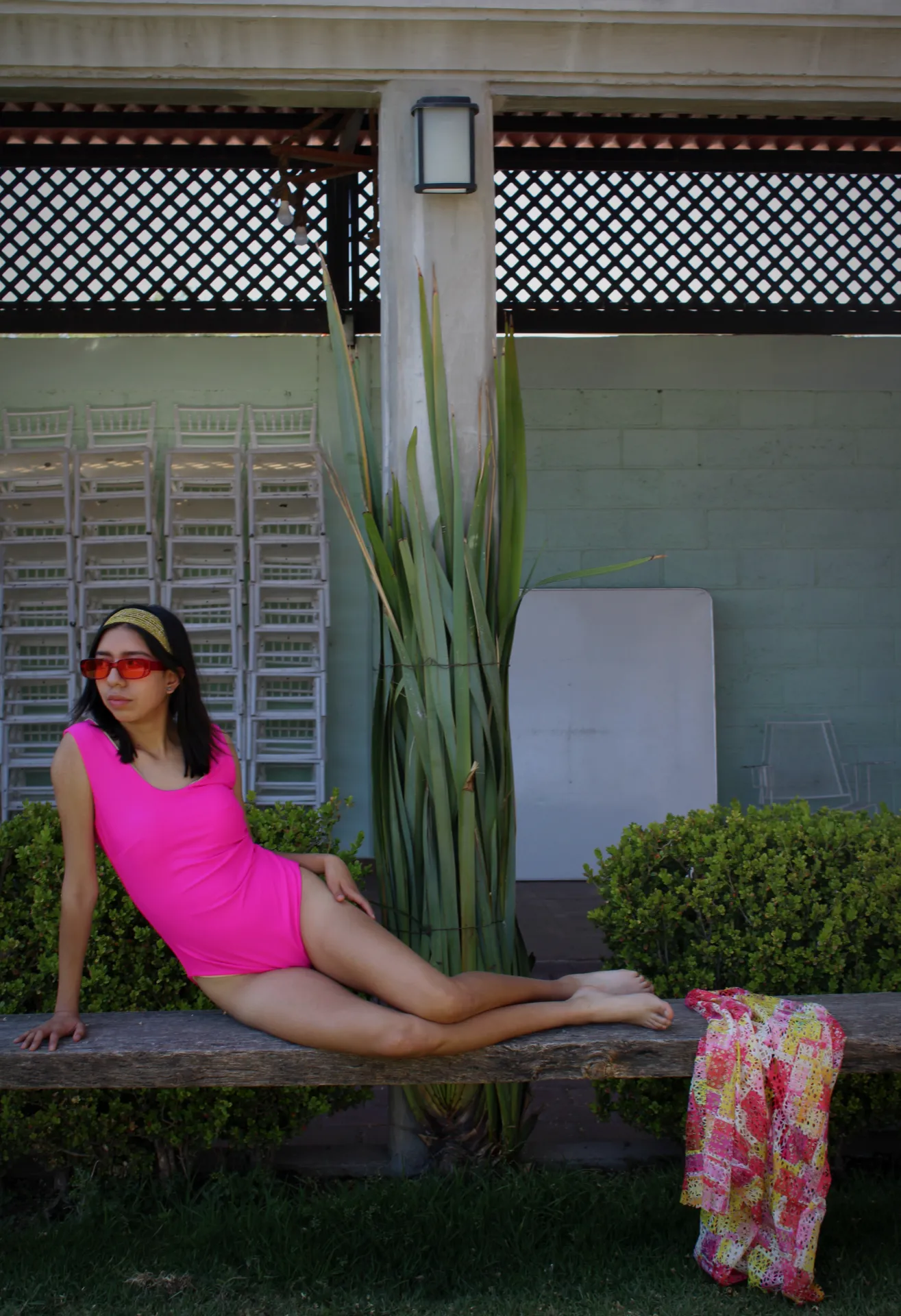 Traje de baño Flamingo Fire diseño